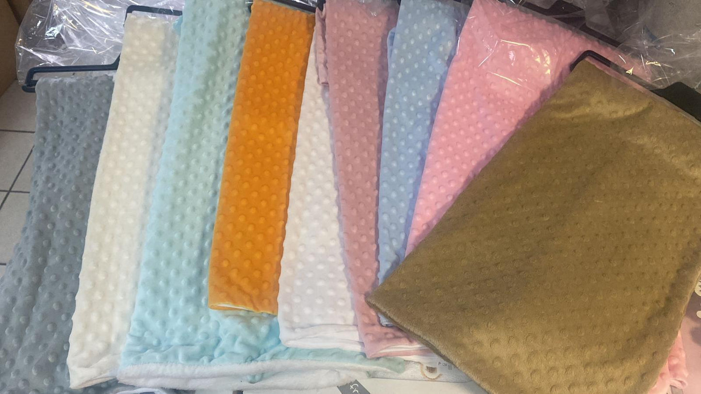 🧸 Couverture Minky personnalisée