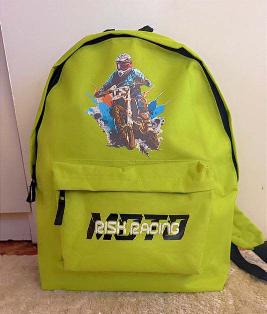 🏍️ Sac à dos – Motocross personnalisé