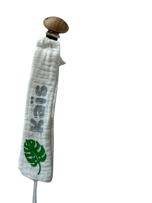 🌿 Attache-tétine personnalisée – MKCREATION