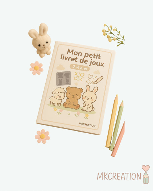 🧩 Mon petit livret de jeux – 2 à 4 ans