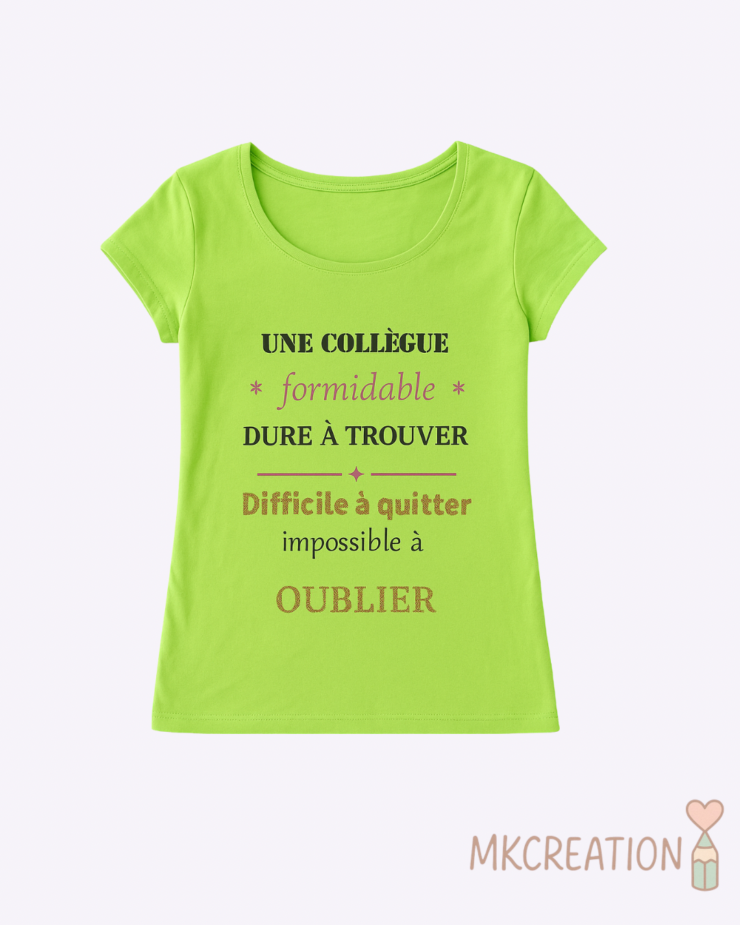 👕 T-shirt personnalisé – Prénom ou message